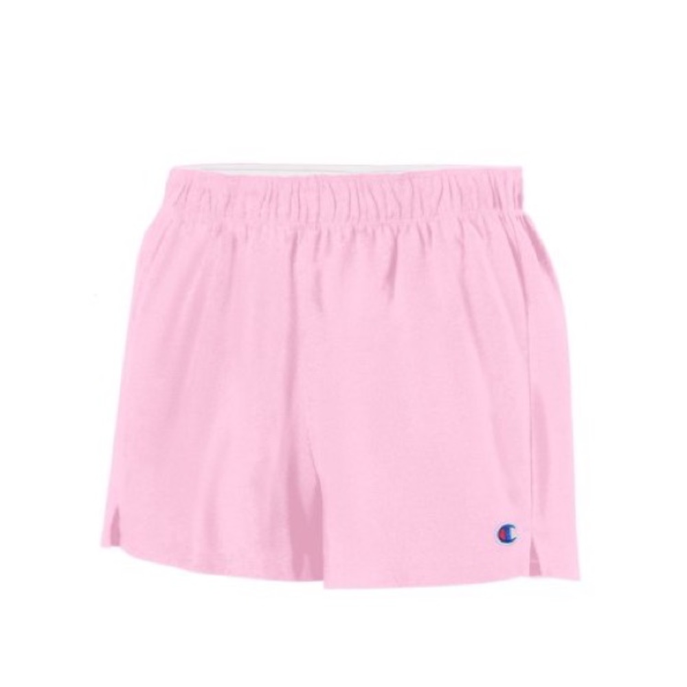 Pink Champion Short, Cotton Jersey Shorts (Pink, Black, Grey, White, Blue)